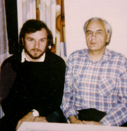 И.Р. Шафаревич и М.В. Назаров. Геттинген (Германия), 15.11.1989