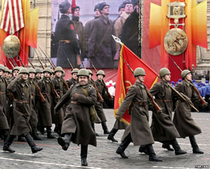 Парад на Красной площаде 7 ноября