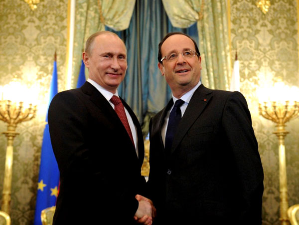 Путин и Олланд