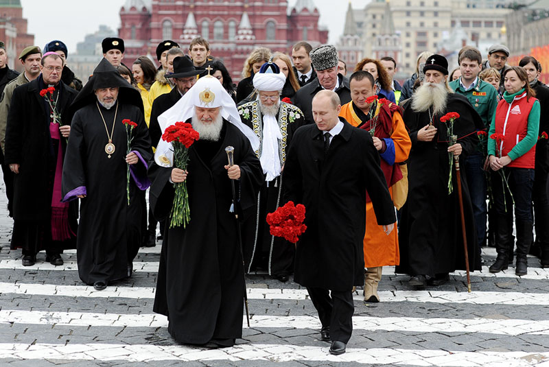 "Крестный ход" президента Путина 4 ноября