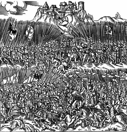 Битва при Грюнвальде, в которой польско-литовско-русские войска разгромили армию Тевтонского ордена, остановив его «дранг нах остен»