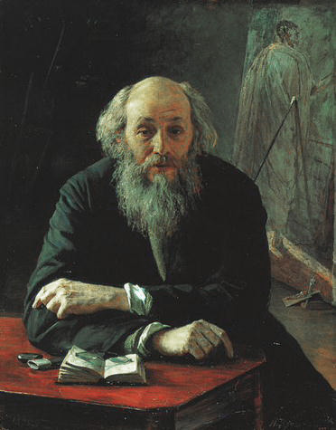 Портрет художника Н.Н. Ге работы Н.А. Ярошенко
