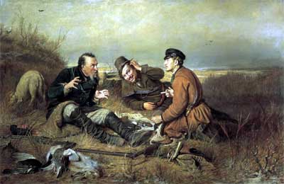 Охотники на привале. 1871 г.