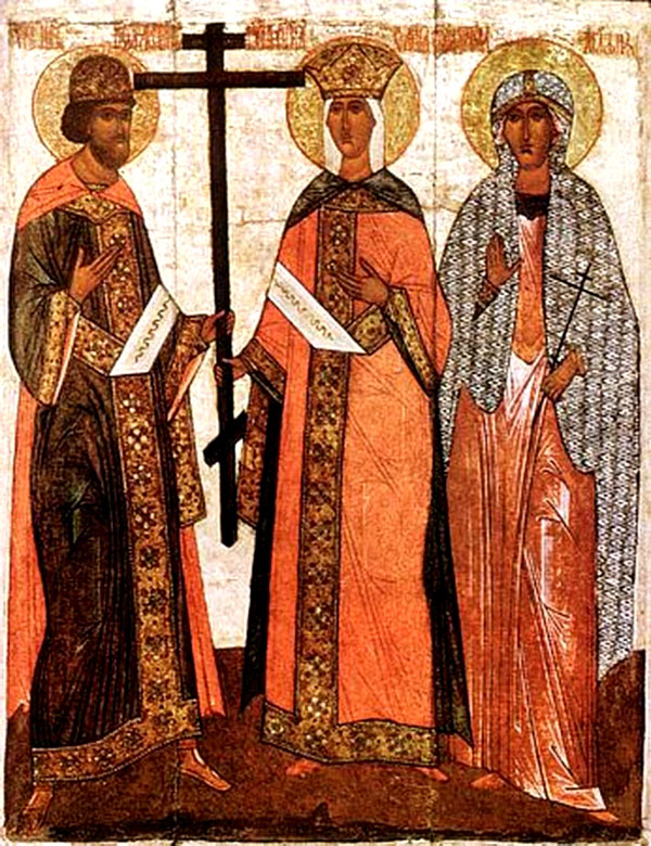 Святые Константин, Елена и Агафия