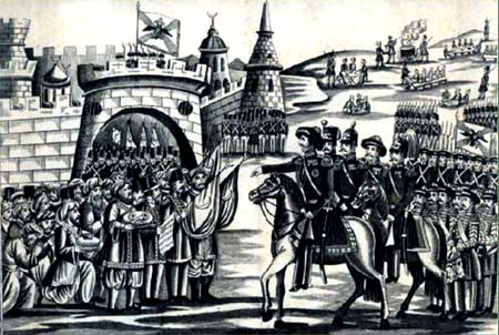 Взятие турецкой крепости Карс 16 ноября 1855 г.
