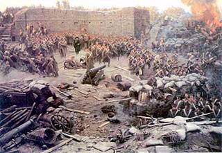 Фрагмент панорамы "Оборона Севастополя 1854-1855 гг."