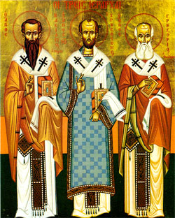 Собор трех великих святителей: Василия Великого, Григория Богослова и Иоанна Златоуста
