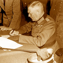 Хроника безоговорочной капитуляции Германии