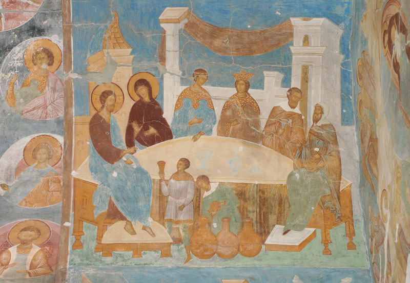 Брак в Кане Галилейской. Собор Рождества Богородицы. Музей фресок Дионисия.