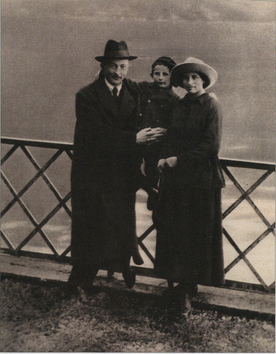 Дзержинский с женой и сыном в Лугано, 1918 г.