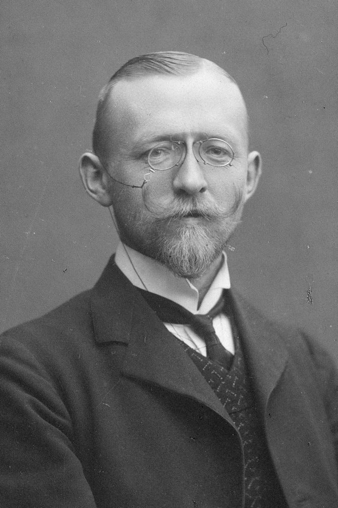 Frederik Poulsen. Fotograf:. Fred Riise ca. 1910. Det Kongelige Biblotek