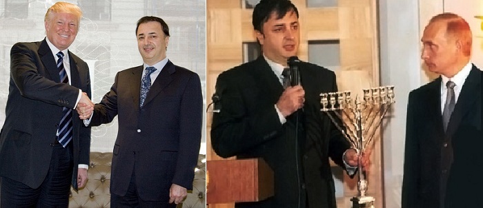 Леваев с президентом США и с президентом РФ (фото: sem40)