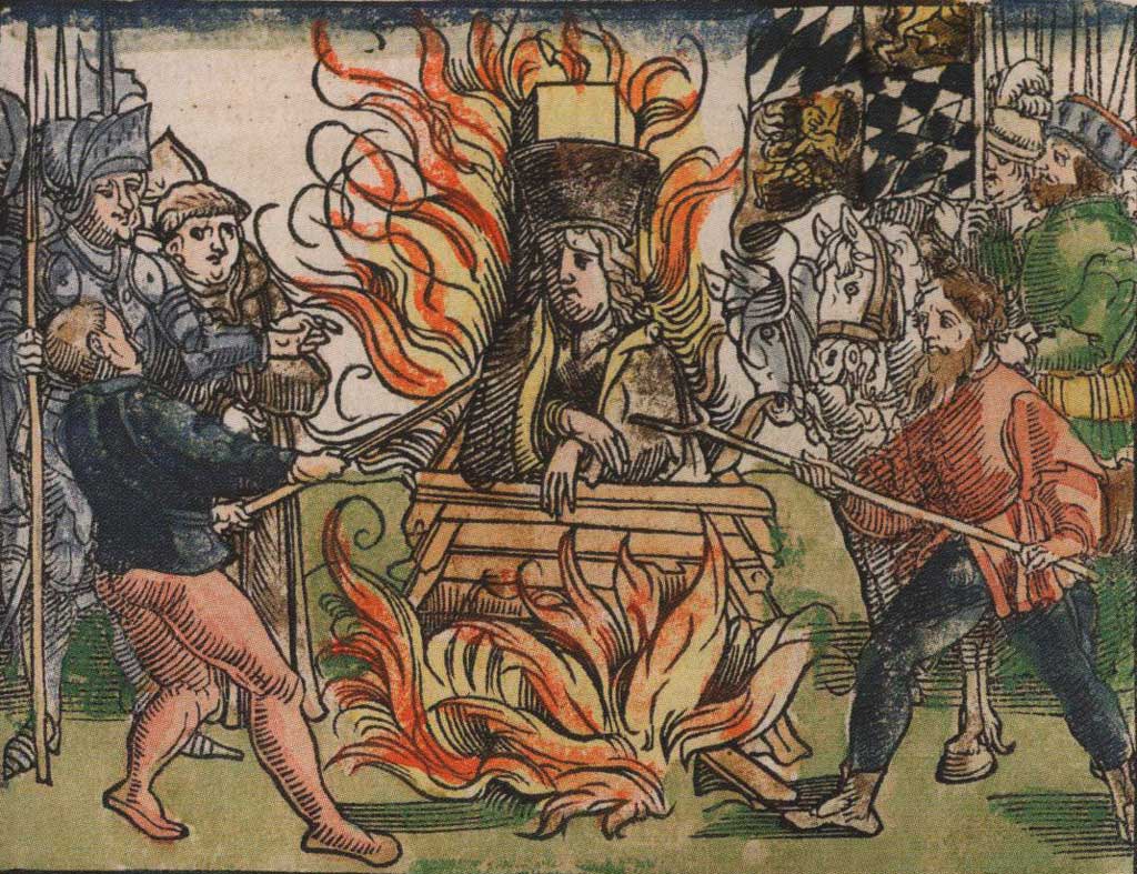 Ян Гус сожжение 1415