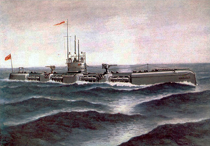 Царская подводная лодка Пантера в составе советского Флота